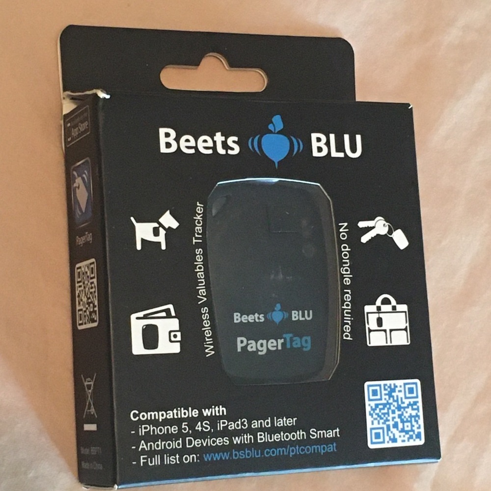Beets Blu Pager Tag Key finder Wallet Finder Pet Finder Wireless Tracker
